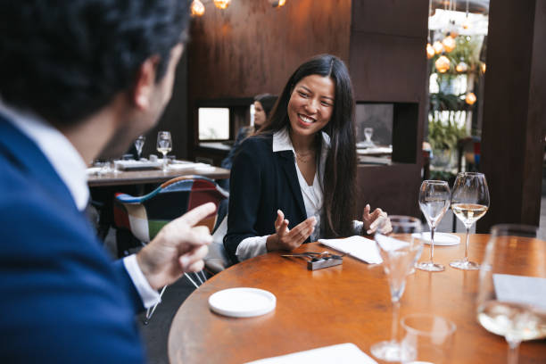 istock Business lunch with a group of corporate managers 1446050205