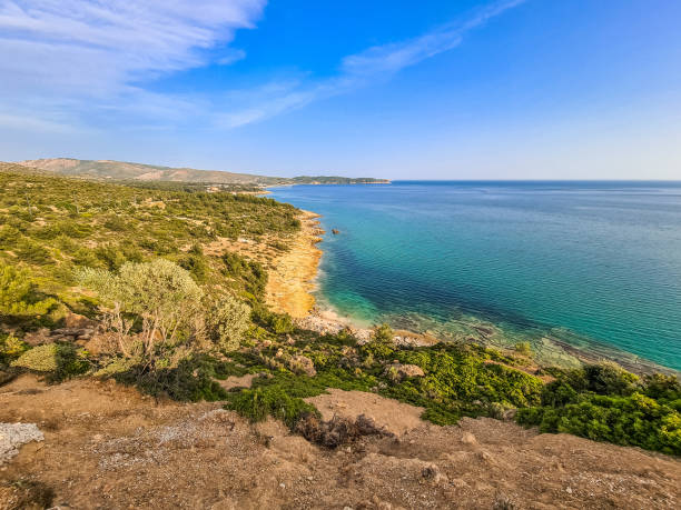 istock Bay Of Water And A Beach In Thasos 1446056086