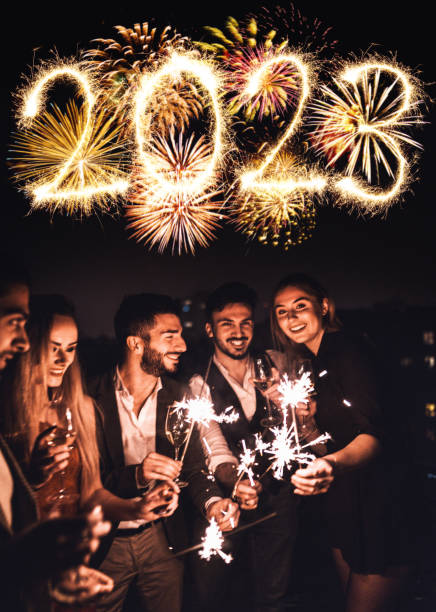 istock celebrating the new year's eve 1446059643