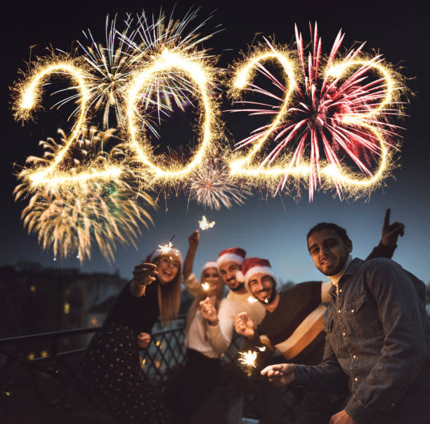 istock celebrating the new year's eve 1446059926