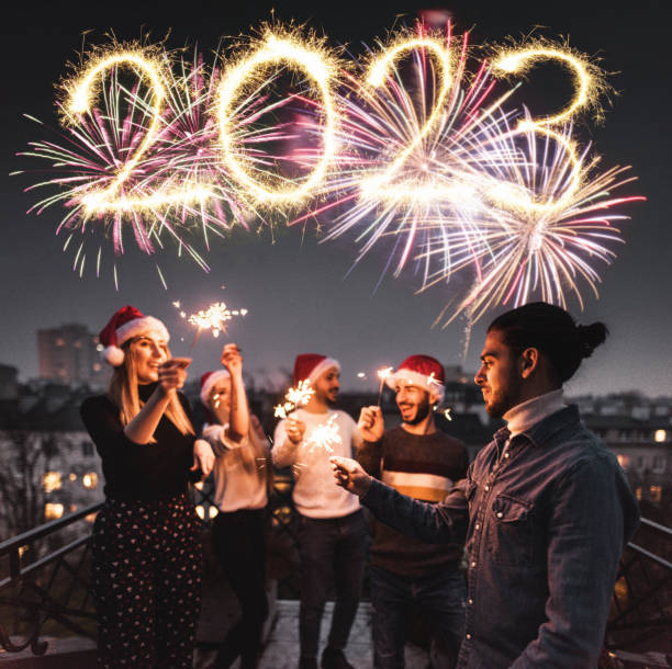 istock celebrating the new year's eve 1446060012