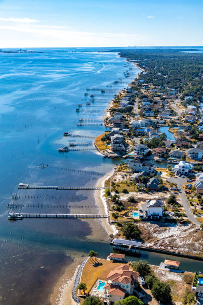 istock Gulf Breeze Community Aerial 1446061305