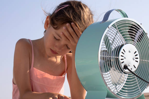 istock Girl with Fan 1446065795