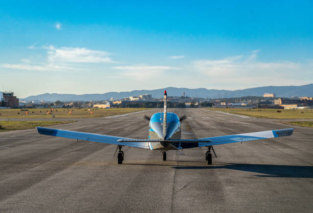 istock Plane prepared before taking off on the Sabadell airport runway 1446067035