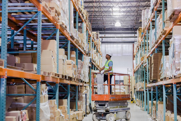 istock Male storage room employee 1446072723