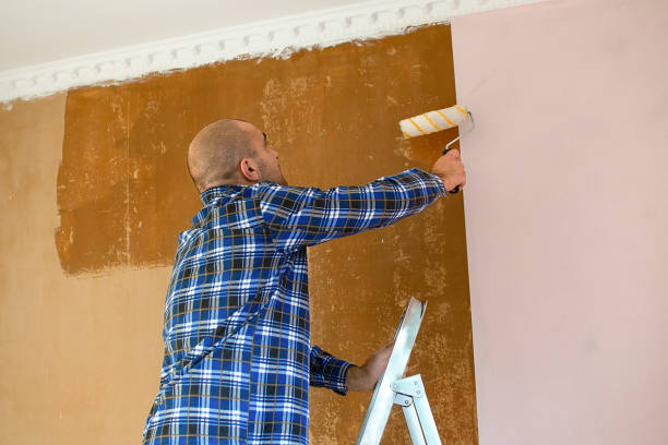 istock improvement and repair in your apartment, wallpapering 1446074580
