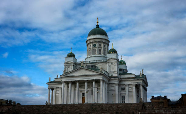 istock Low angle view of old building against cloudy sky 1446080209