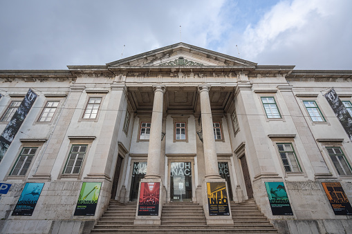 Lisbon, Portugal - Feb 29, 2020: National Museum of Natural History and Science - Lisbon, Portugal