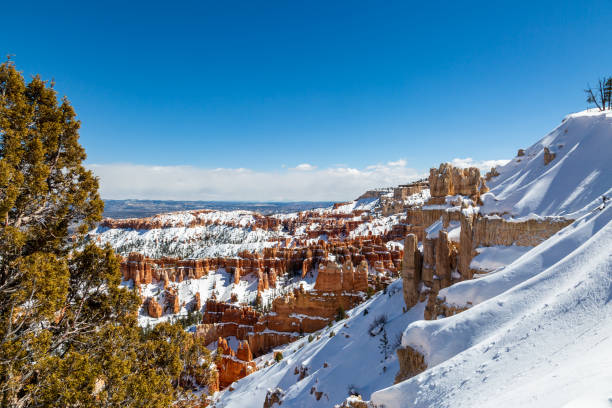 istock A view in Bryce Canyon National Park, on a winter'd day 1446084827