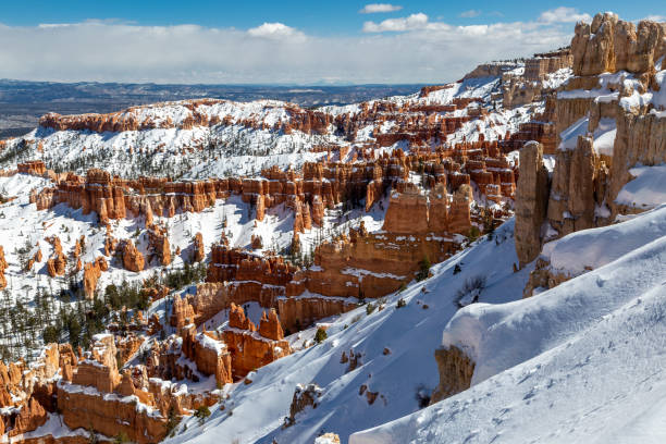 istock A view in Bryce Canyon National Park, on a winter'd day 1446084869