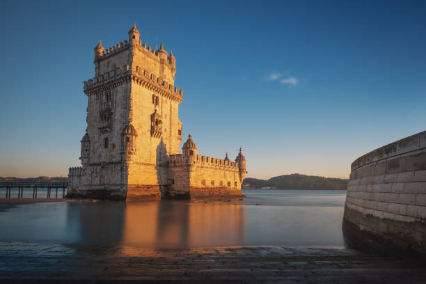 istock Belem Tower at sunset - Lisbon, Portugal 1446090231