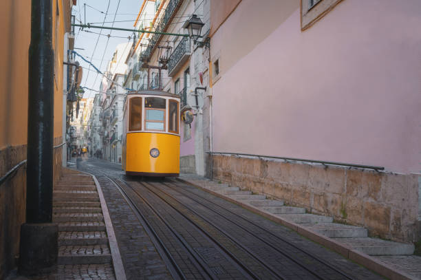 istock Bica Funicular (Elevador da Bica) - Lisbon, Portugal 1446090324
