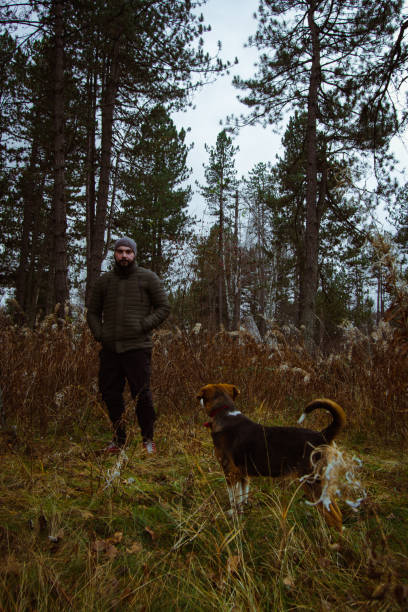 istock Man and a puppy 1446095393