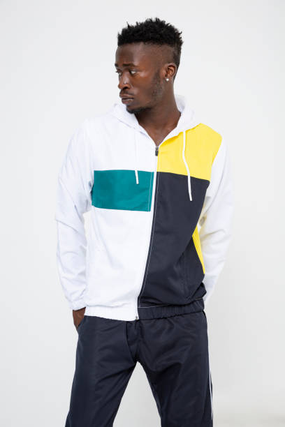 istock Black man wearing sportswear. 1446099689