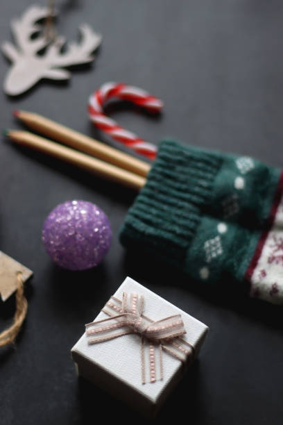 istock Stocking with Toys and Presents 1446100076
