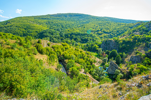 Balkan mountain landscape of Eastern Serbia