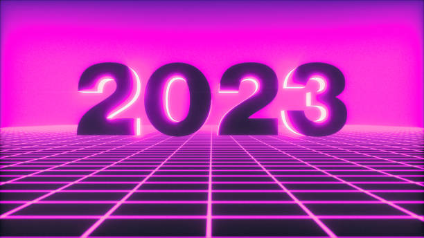istock the year 2023 in a neon environment (3d rendering) 1446110393