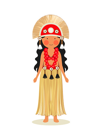 Tahitian traditional costume for women