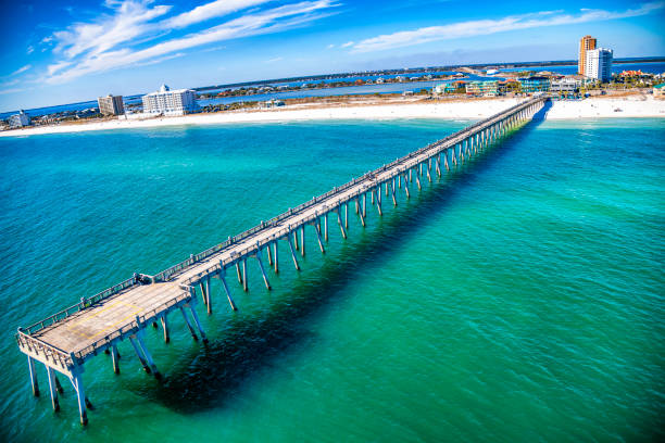 istock Pensacola Beach Pier Aerial 1446114921