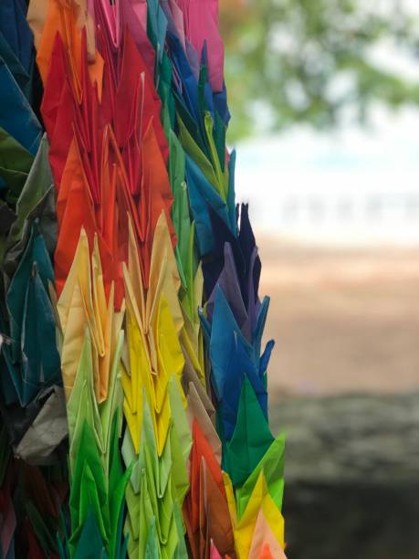 Japanese Origami Crane Chain