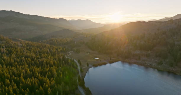 istock Drone Shot Over North Lake in Sierra Nevada Range 1446116988