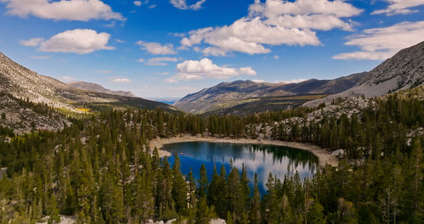 istock Serene Lake in the Sierra Nevada Range - Aerial View 1446117008