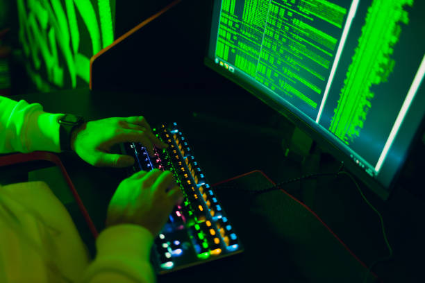 750+ Technology Binary Code Typing Computer Keyboard Stock Photos ...