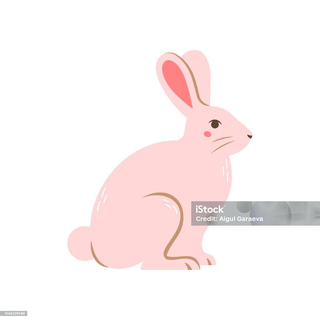 Cute Rabbit Vector Stock Vector Cute Rabbit Stock Illustration - Download Image Now - Animal ...