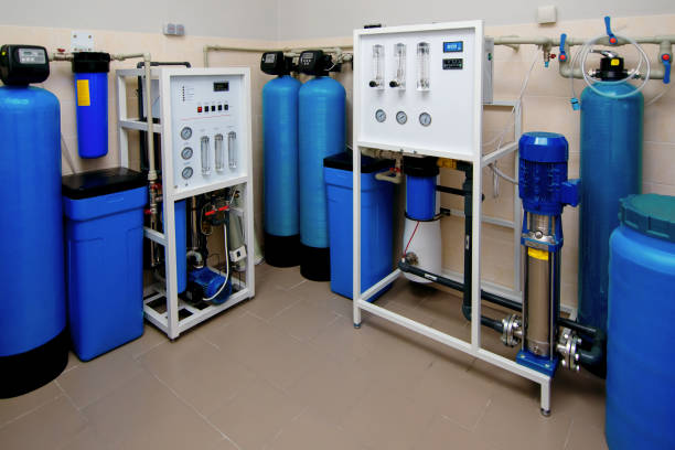 istock Filters for water purification, a wide variety of filter systems 1446133814