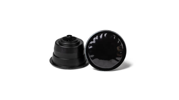 istock Black Coffee Capsules For Coffee machine. Isolate. High quality photo 1446135701