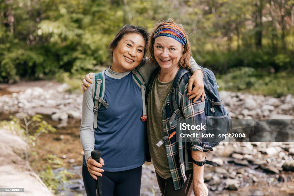 vacations for over 60s that you will never forget The Best Trips to Take in Your 60s Hiking Stock Photo