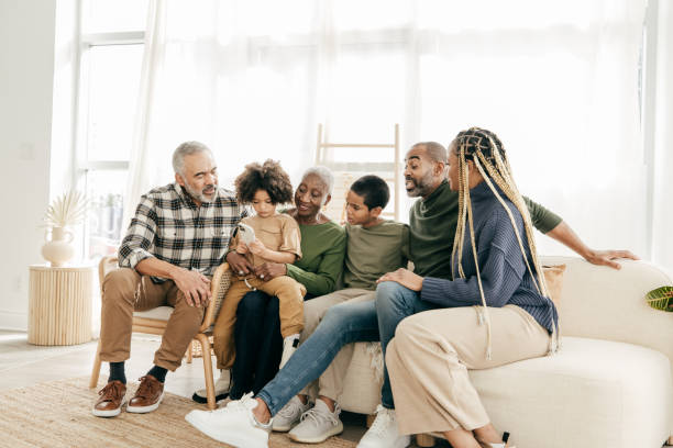 istock Happy three generations family 1446149167