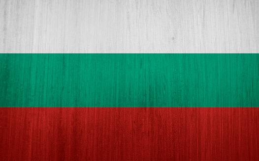 Bulgarian flag texture as background