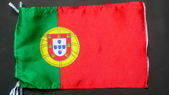 portugal flag texture as background