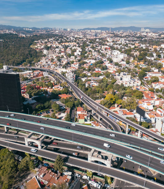 istock Elevated highway in the south of Meixco City 1446153473