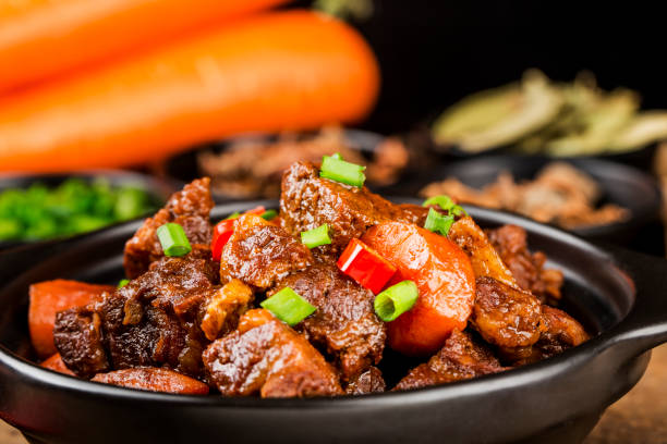 istock Delicious Carrot and Beef Brisket Casserole 1446154333