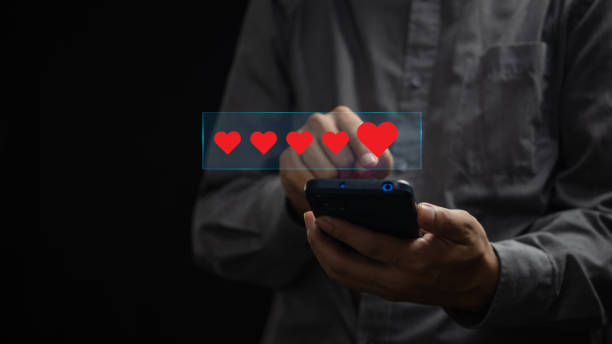 istock Customer review satisfaction feedback survey concept, best product performance and excellent service quality feedback. online application, good evaluation rating and ranking 1446158369