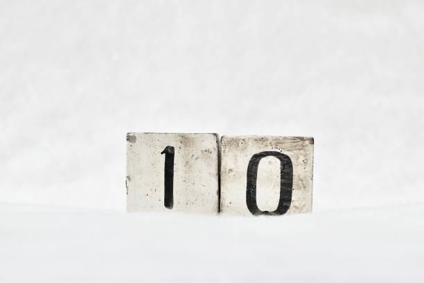 istock 10 calendar date number, white mottled winter background copy space 1446163365