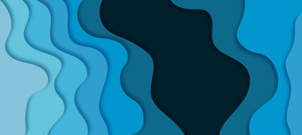 Deep Papper Cut 640+ Deep Water Background Paper Cut Stock Illustrations, Royalty-Free ...