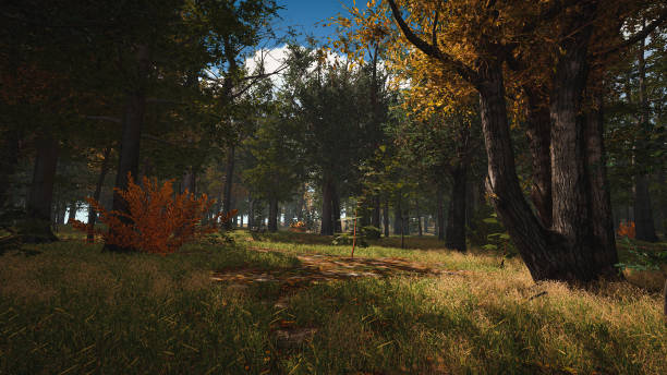 istock Graphic resources for sustainable development goals, biodiversity, a growing economy and ecology. 3D Render 1446169303