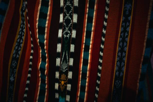 istock Beautiful geometric ornament ethnic style design handmade artwork pattern 1446174974