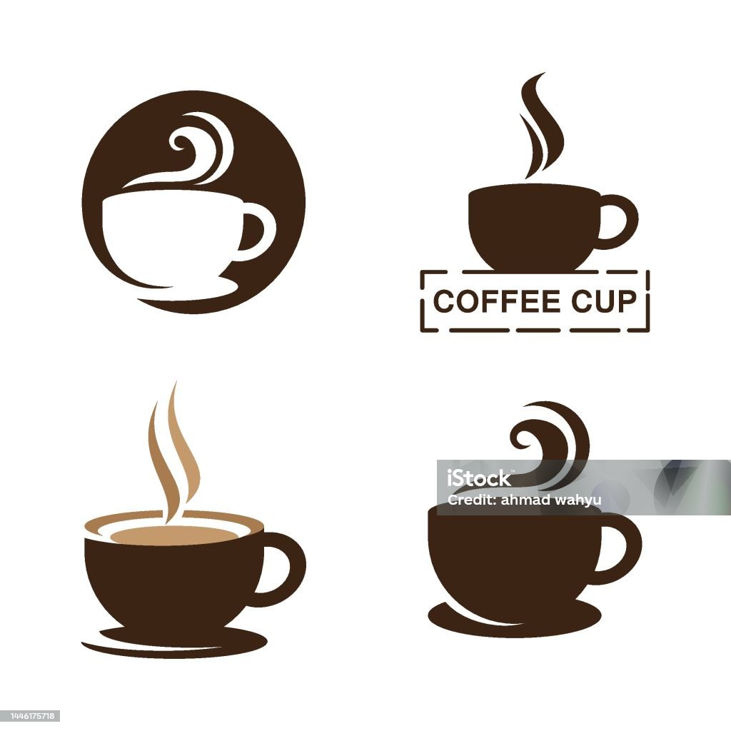 Cup Logo Example Coffee Cup Logo Stock Illustration - Download Image Now - Abstract ...