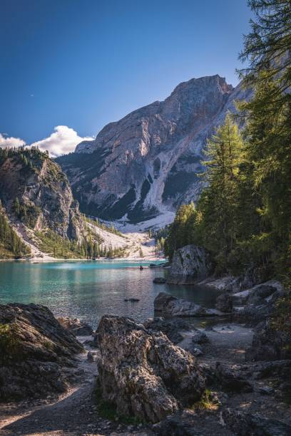 istock View to Pragser wildsee in Dolomites, Italy 1446186135