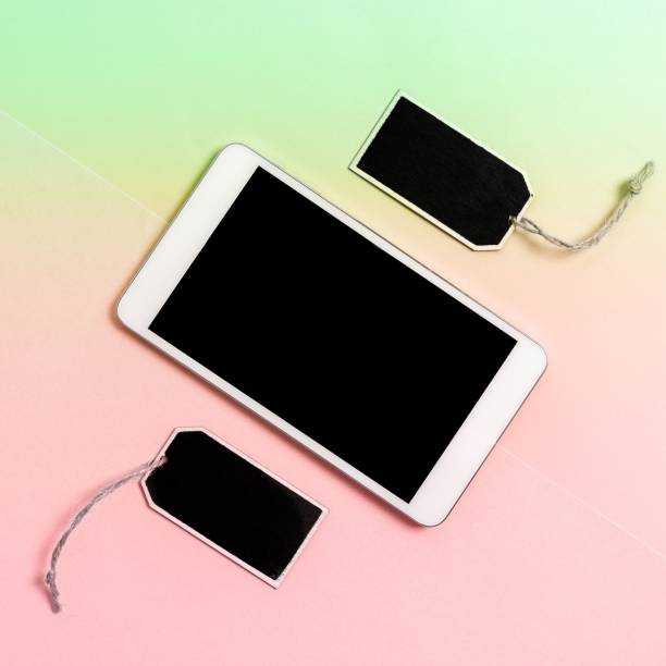 istock Mobile Phone Screen With Important Messages On Desk. Crutial Information On Cellphone On Table 1446192452