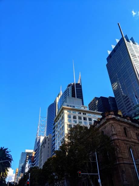 istock High modern skyscrapers against a blue and clear sky 1446194732