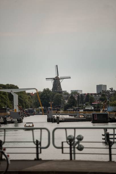 istock Vertical shot of a mill in Amsterdam 1446198556