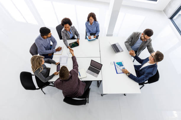 istock Successful deals on a meeting! 1446201388