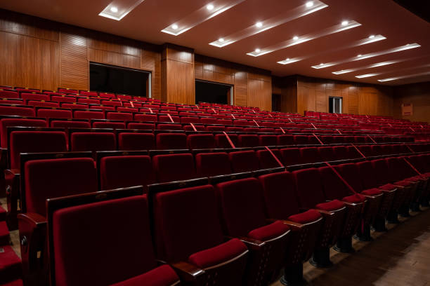 istock Theater with red seats 1446205784