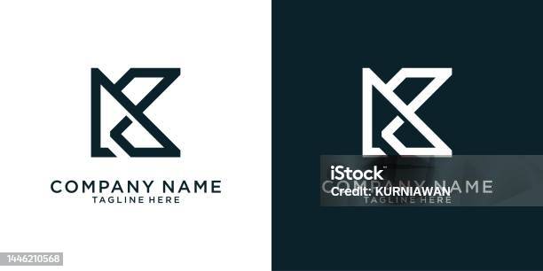 K Initial Vector Initial Letter K Vector Logo Design Concept Stock Illustration ...