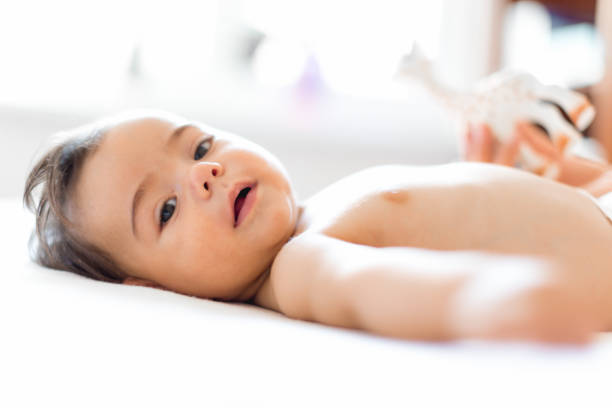 istock Cute little baby boy 1446210825